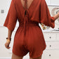 Smocked Tie Back Romper