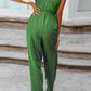 Tied Cutout Tube Wide Leg Jumpsuit