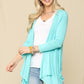 Open Front Knit Cardigan