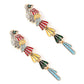 Colorful Parrot Oil Drip Dangle Earrings