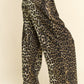 Leopard Wide Leg Pants