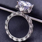 5 Carat Moissanite Heart 925 Sterling Silver Ring