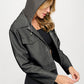 Coalition LA Snap Down Cropped Hooded Jacket