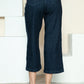 Judy Blue Side Seam Braid Detail Crop Wide Leg Jeans