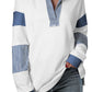 Collared Neck Long Sleeve Sweatshirt