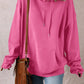 Drawstring Pocketed Long Sleeve Hoodie