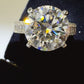 5 Carat Moissanite 925 Sterling Silver Ring