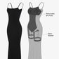 Built-In Shapewear Sleeveless Maxi Dress