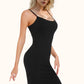 Built-In Shapewear Scoop Neck Sleeveless Dress