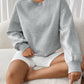 Round Neck Long Sleeve Sweatshirt