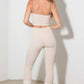 Ribbed Crop Cami and High Waist Brushed Leggings Set