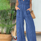 Full Size Spaghetti Strap Jumpsuit with Pockets