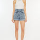 Kancan Ultra High Rise Paperbag Denim Shorts