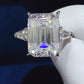 10 Carat Moissanite 925 Sterling Silver Ring