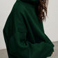 Pocketed Dropped Shoulder Long Sleeve Hoodie