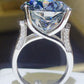 20 Carat Moissanite 925 Sterling Silver Ring