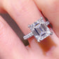 5 Carat Moissanite 925 Sterling Silver Ring