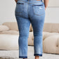 Judy Blue Release Hem Cropped Bootcut Jeans
