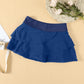 Elastic Waist Swim Skirt