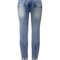 Rhinestone Skinny Jeans with Pockets
