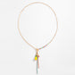 Gold-Plated Soft Ceramic Pendant Necklace