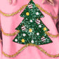 Sequin Christmas Tree Round Neck Sweatshirt