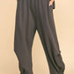 Drawstring Hem Round Neck Tank and Pants Set