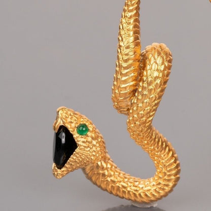 Mystical Snake Dangle Earrings