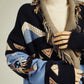 Retro Tassel V-Neck Open Front Cardigan