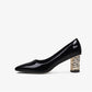 Pointed Toe Shiny High Heel Pumps