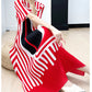 Miyake Pleated Striped A-Line Dress