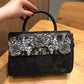 Rhinestone Embossed Crossbody Handbag