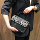 Rhinestone Embossed Crossbody Handbag