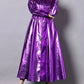 Shiny Patent PU Leather Trench Coat