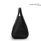 Alligator Pattern Genuine Leather Tote Bag