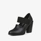 Color Block Round Toe High Heel Shoes