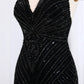 Sequined Halter Neck Floor-Length Dress