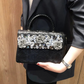 Rhinestone Embossed Crossbody Handbag