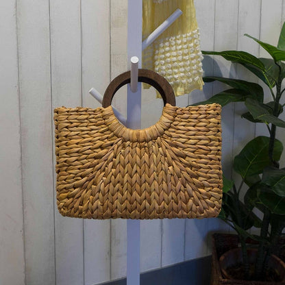 Bohemian Vintage Handmade Rattan Handbag