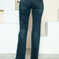 Judy Blue Button Fly Hem Destroy Straight Jeans