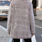 Pocketed Collared Neck Long Sleeve Plush Jacket