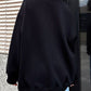 Oversize Round Neck Dropped Shoulder Sweatshirt