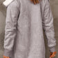 Open Front Long Sleeve Sherpa Jacket