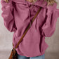 Drawstring Pocketed Long Sleeve Hoodie