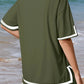 Round Neck Half Sleeve Top and Shorts Set