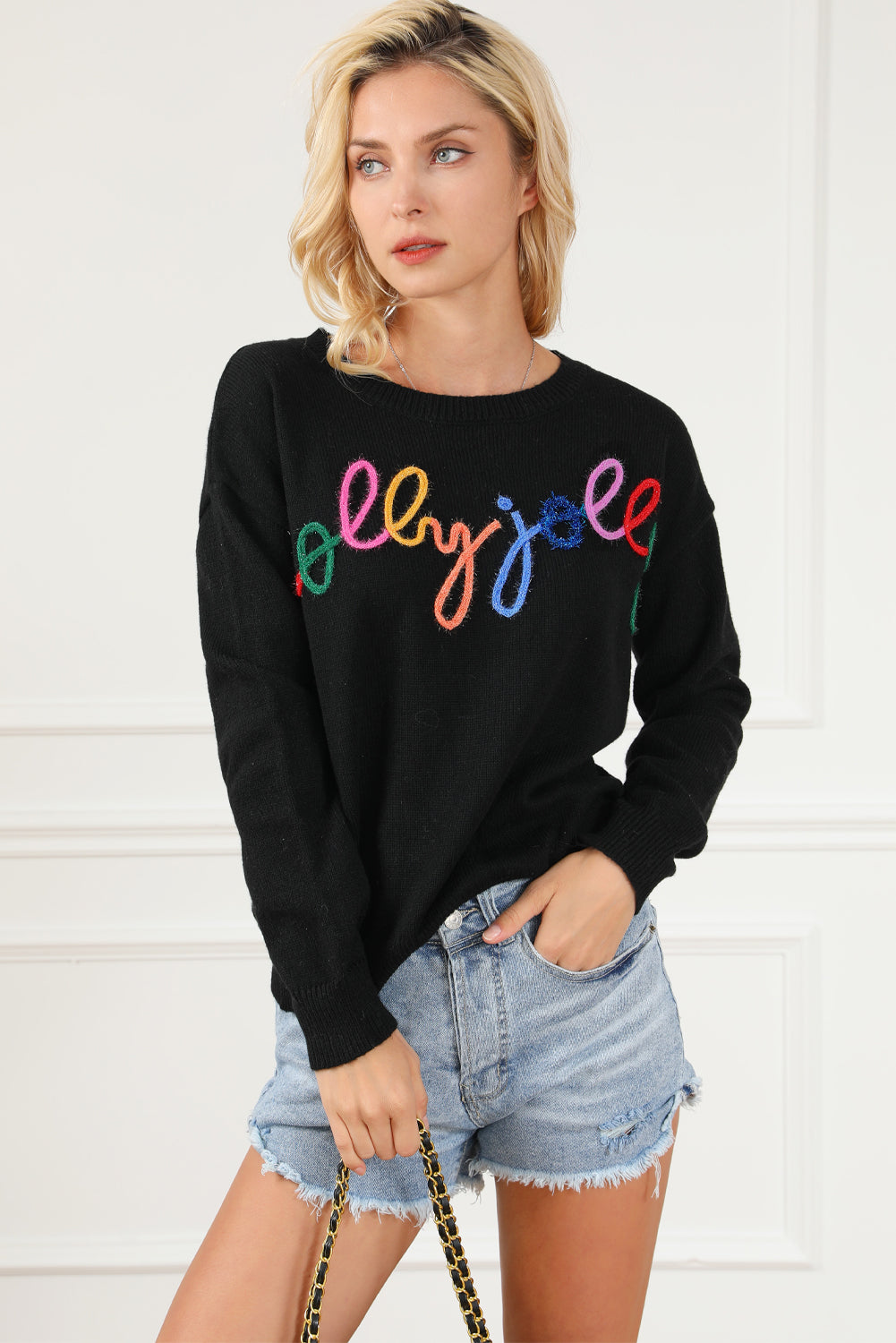 Round Neck Long Sleeve Sweater