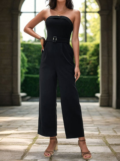 Tube Jumpsuit with Pockets