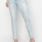 Risen High Rise Distressed Skinny Jeans