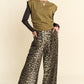 Leopard Wide Leg Pants