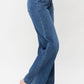 Judy Blue Double Button Wide Leg Jeans